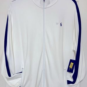 White Polo by Ralph Lauren Athletic Jacket